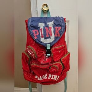 Vintage Victoria's Secret PINK University Collection Backpack Y2K